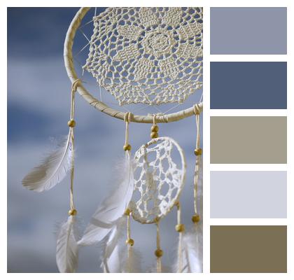 Decorative Dream Catcher Feathers Image